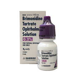 brimonidine tartrate 2mg (brizagan)