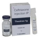 ceftriaxone injection (theoxone)
