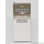 ciprofloxacin eye/ear drops (ivyozan)