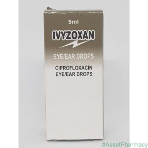 ciprofloxacin eye/ear drops (ivyozan)